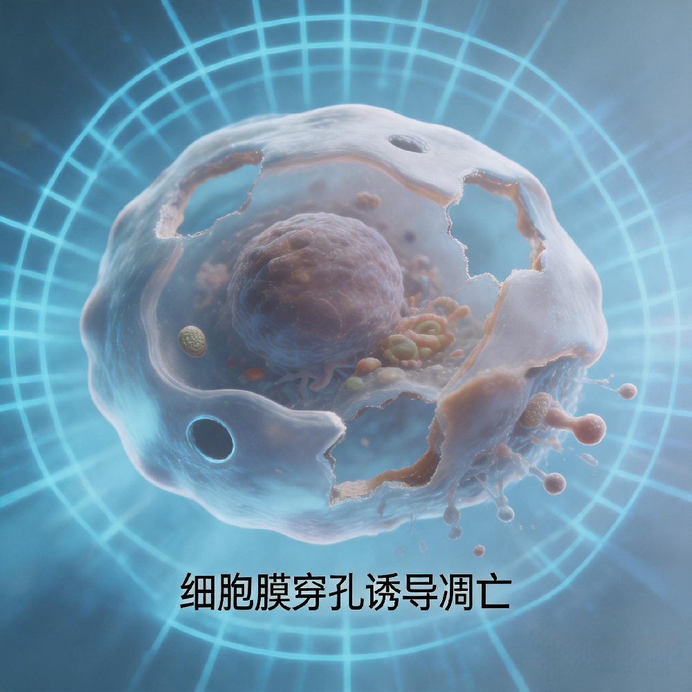 jimeng-2026-04-28-1387-纳米刀消灭肿瘤的演示图:利用探针在消融区域内或周边产生一系列微妙级的高压脉冲。这....png