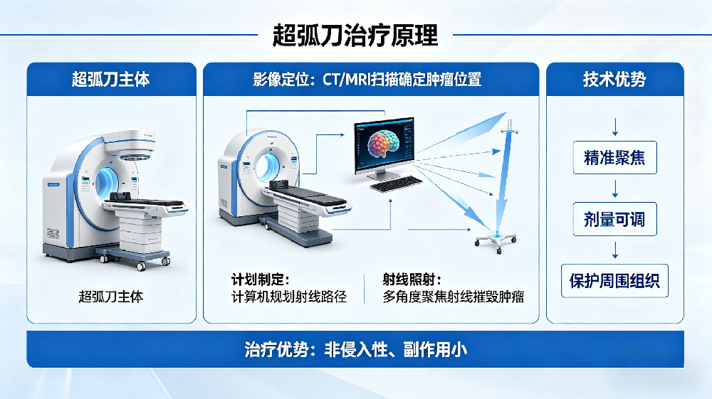 超快无创、多瘤一网打尽！超弧刀精准放射外科：不开刀、不怕多发转移、不伤神经器官，高龄肿瘤优选